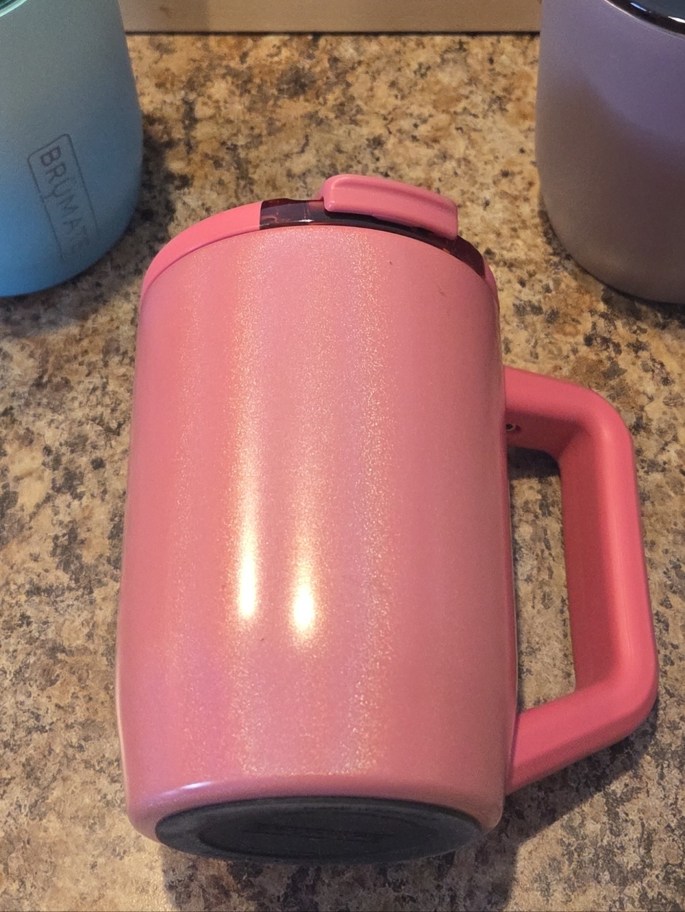 Brumate Glitter Pink MUV 15oz Travel Mug